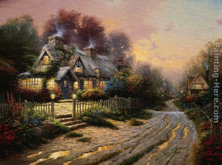 Thomas Kinkade Teacup Cottage